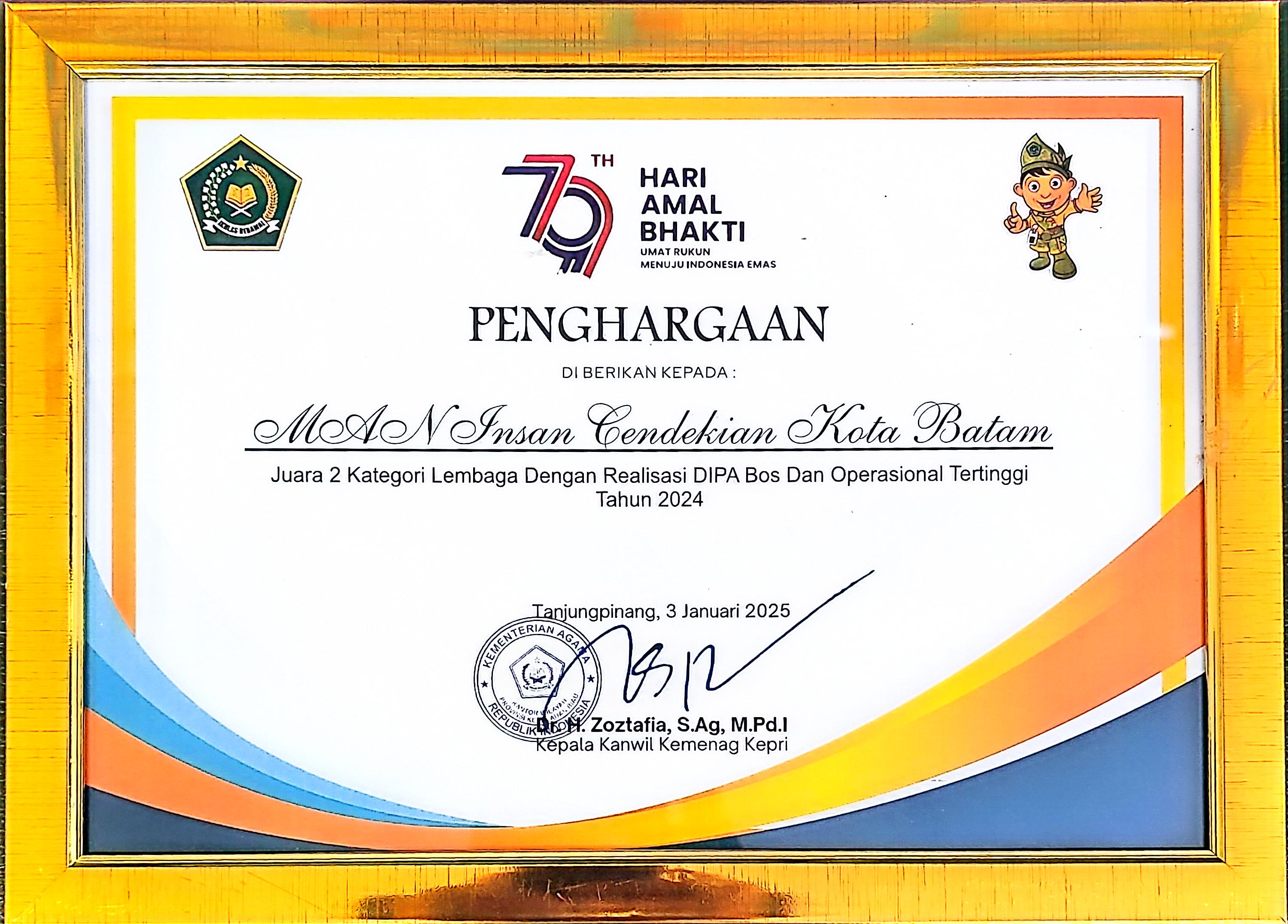 Prestasi 109